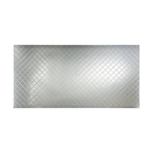 FASDE FASDE - 4ft x 8ft x .013in Quilted Brushed Aluminum Decorative Vinyl Wall Panel (4\' x 8\' Panel)
