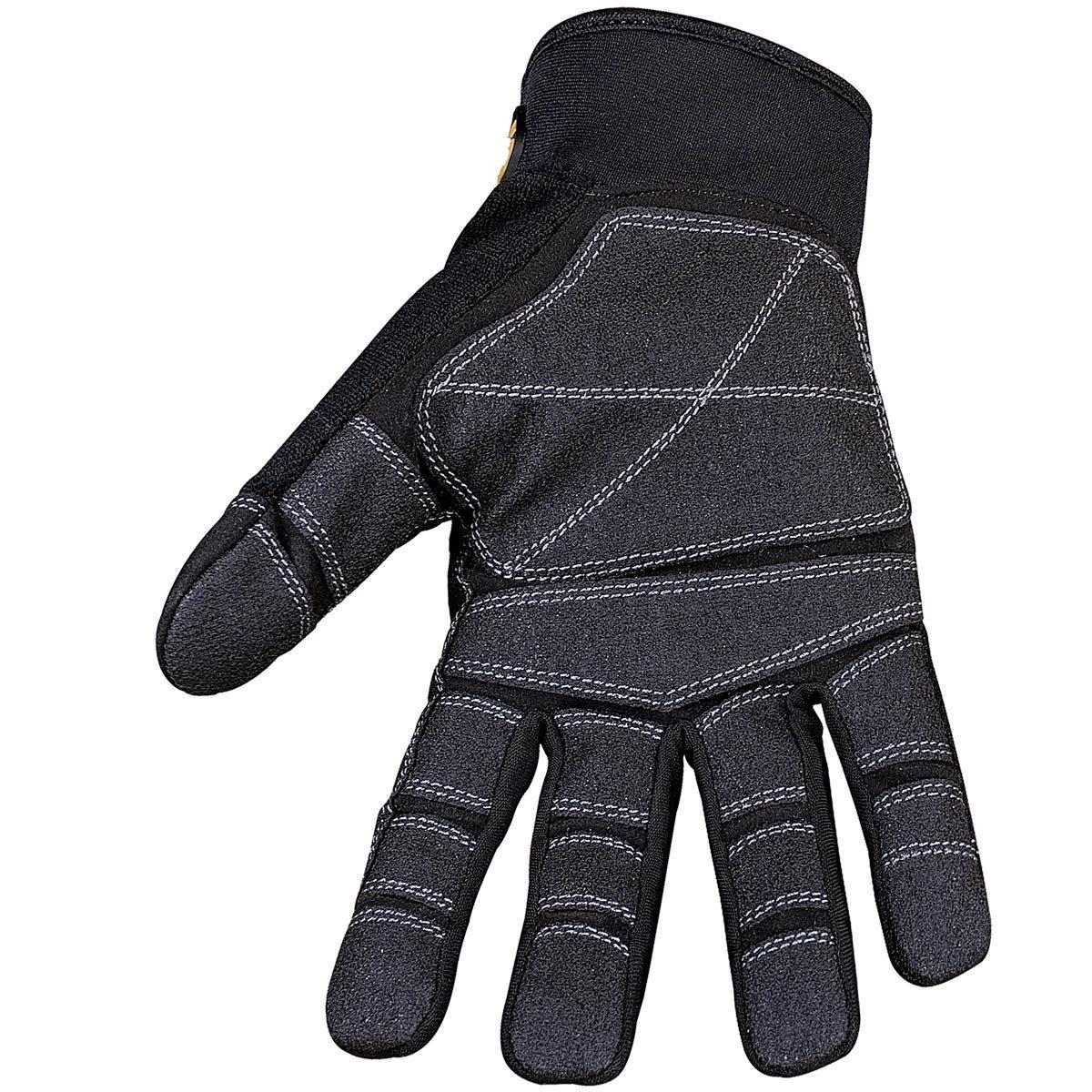 Youngstown Glove Company Youngstown Glove General Utility Plus Work Mechanic Gloves- Heavy Duty, Durable, Washable - Black