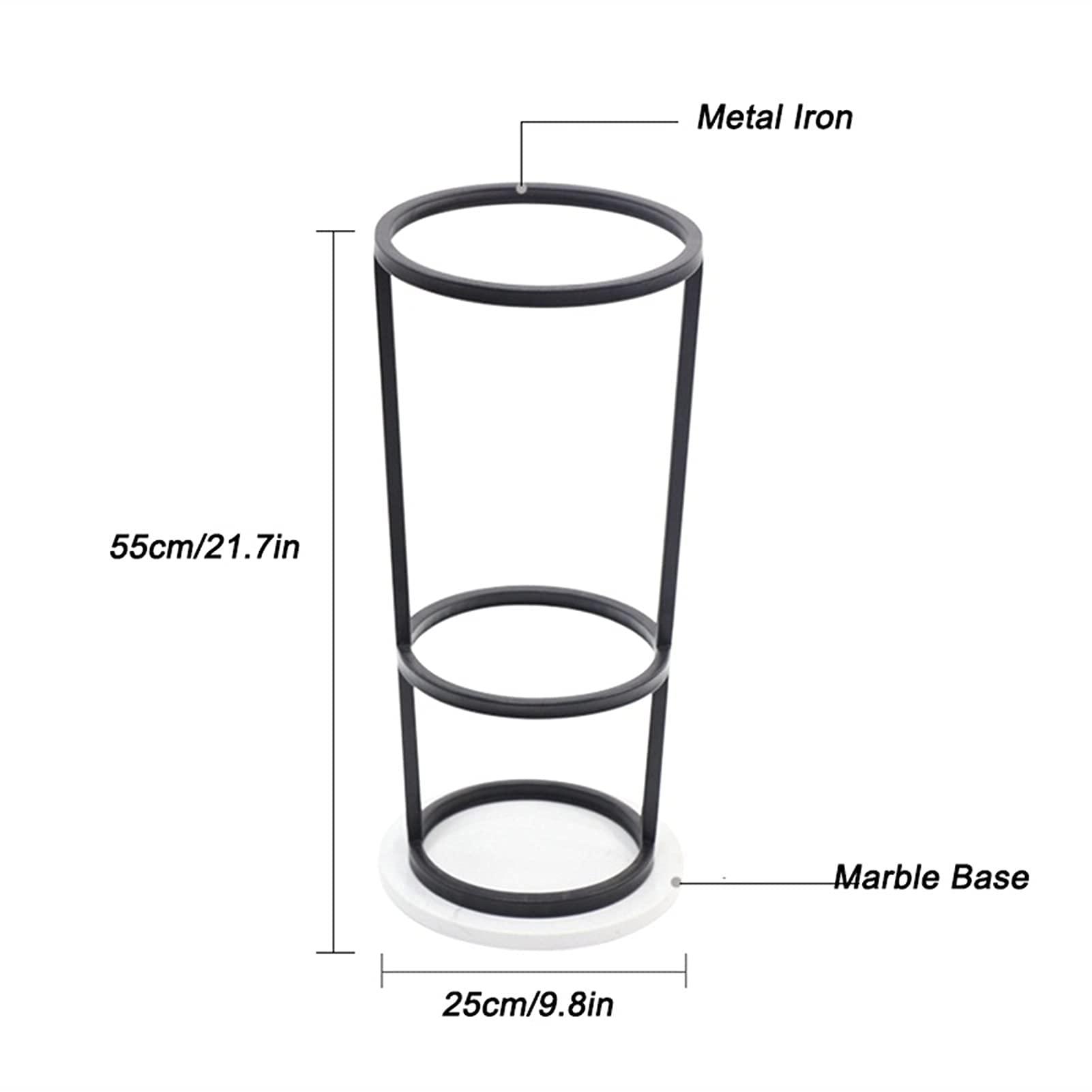 GFHQDPSC Umbrella Holder Household Simple Umbrella Stand, Multifunctional Umbrella Rack for Canes Walking Sticks, Living Room Office (Color : Gold) (Gold)