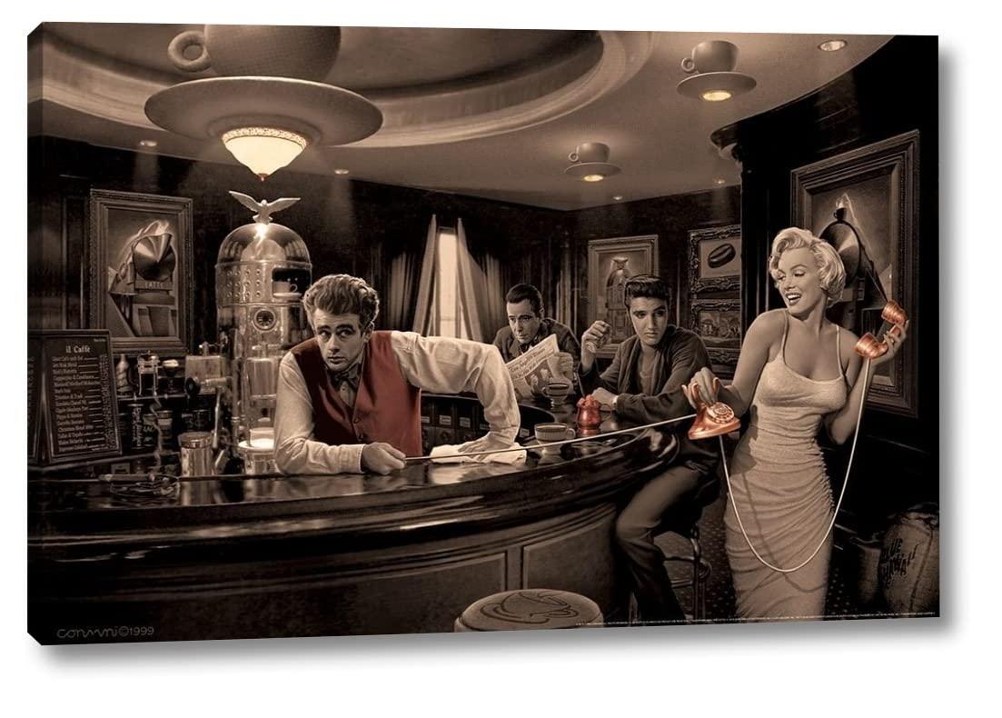 Canvas Art USA Java Dreams. by Chris Consani - 25\" x 38\" Canvas Art Print Gallery Wrapped - Ready to Hang