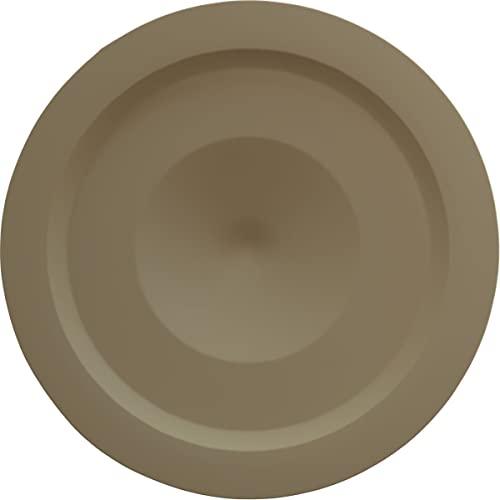 Ekena Millwork Ekena Millwork CM12FLCBC Flower Spiral Ceiling Medallion, 12 1/4\"OD x 2 1/4\"P (Fits Canopies up to 2\"), Hand-Painted Cloud Burst Crackle