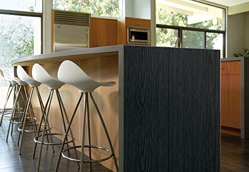 VViViD VViViD Natural Black Ash Wood Grain Adhesive Film with Air-Release Membrane (17.75 Inch(L) x 49 Inch(W))