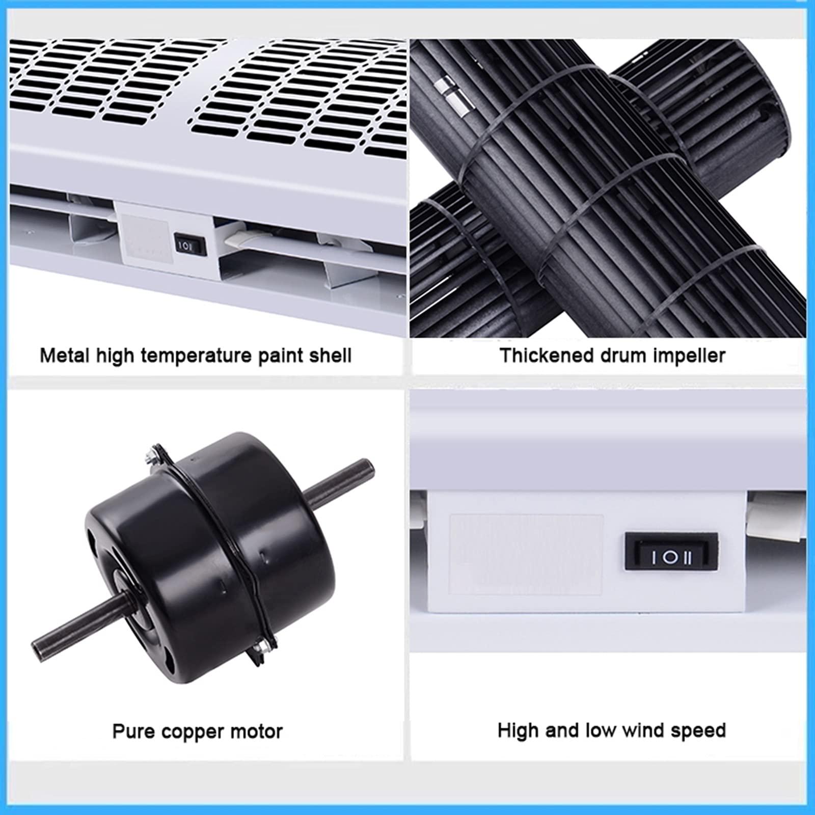 Air Curtain Air Curtain 0.6/0.9/1.0/1.2/1.5/1.8/2.0m Commercial Silent, Hotel Door, Remote Control, Dual Gears, Adjustable Wind Direction and Speed, Dust and Heat Insulation (Size : 601916cm)