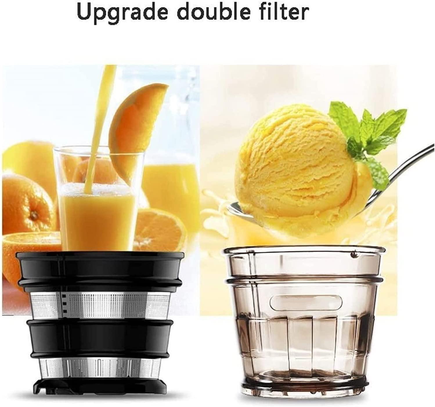 TNSSCZM Wide Mouth Juice Extractor, Machines Free Compact Fruits & Vegetables Dual Speed Centrifugal with Non-drip Function, Stainless Steel s Easy to Clean