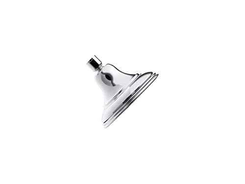 Kohler KOHLER 10391-AK-CP Devonshire Single-Function Showerhead, Single Spray Setting, 5-15/16\" Sprayface, 2.5 GPM, Polished Chrome