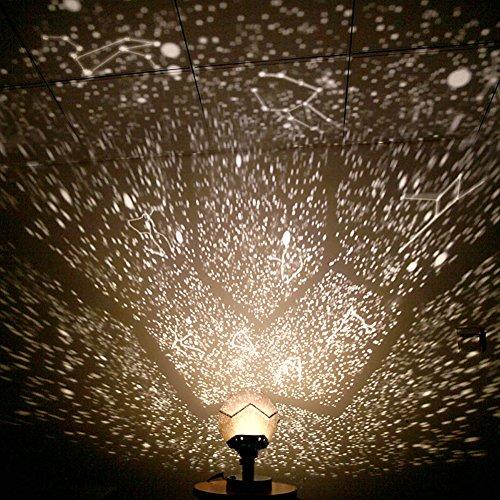 Feamos Feamos Starry Sky Projector LED Universe Night Light 12 Constellation Table Lamp for Bedroom Living Room Gift