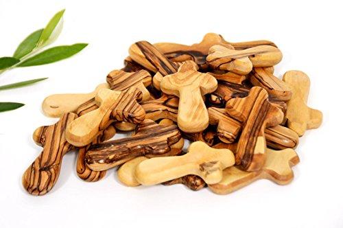 My Caring Cross My Caring Cross - Certified Holy Land Olive Wood Caring/Holding Cross (50, Small Pocket Cross)