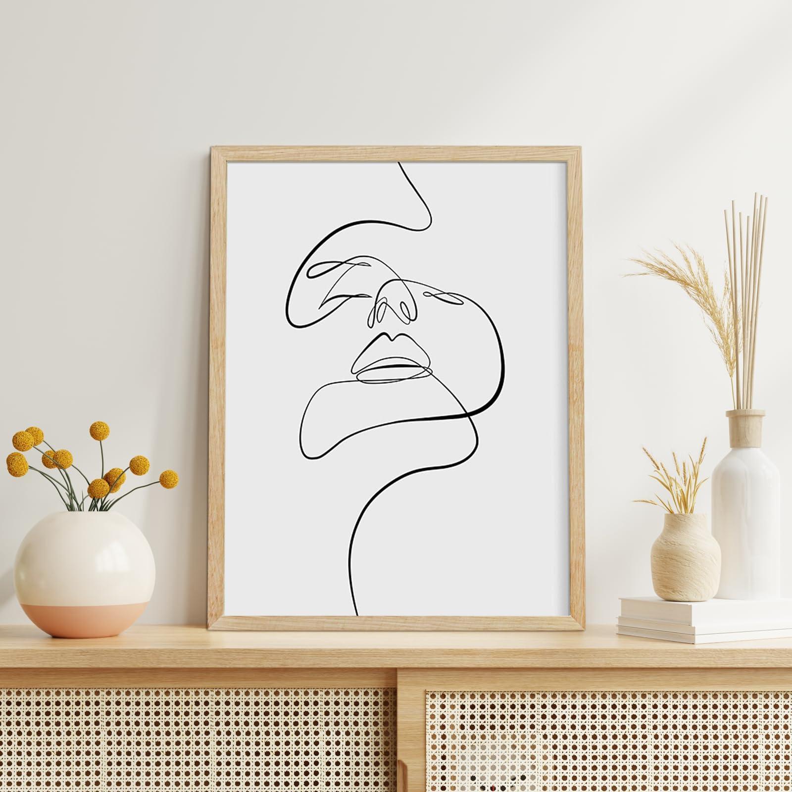 QTART QTART 12X18 Picture Frame, 12x18 Frame Natural Oak Wood Poster Frame for Photo Wall Mounting Tabletop Display, 12 by 18 Picture Frames,1 Pack