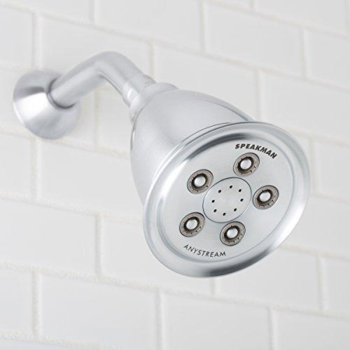 Speakman Speakman S-2005-HB-BC Hotel Anystream High Pressure 2.5 GPM Adjustable Shower Head, Brushed Chrome