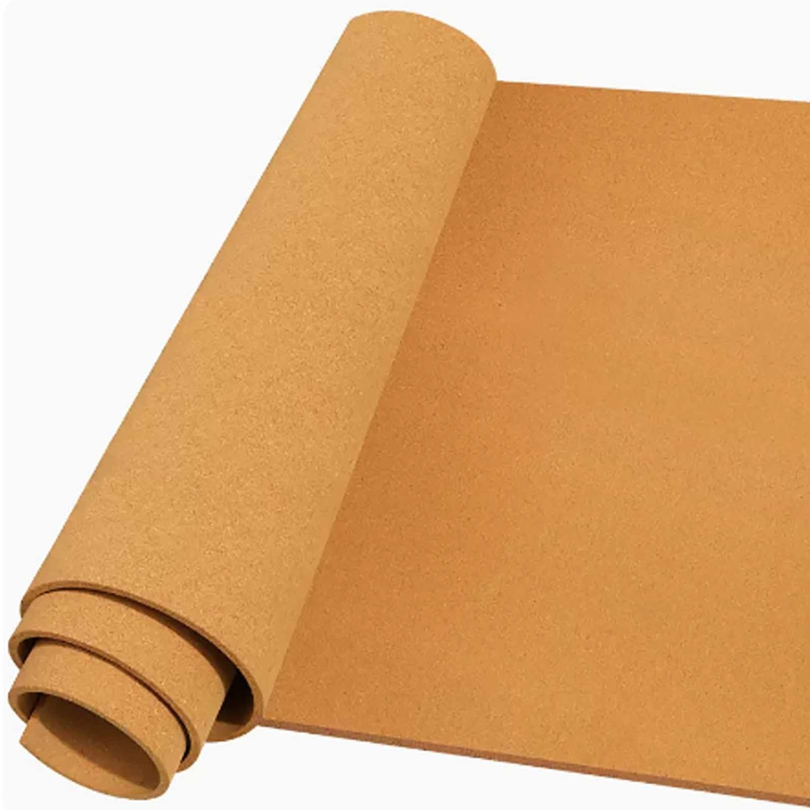 LYZLPHLL Cork Boards for Walls, Bulletin Board Sheet, Large Cork Board, Notice Boards for Home, Cork Rolls 1/3\" 1/4\" Thick, for DIY Supplies Home (Color : Thick 6mm, Size : 0.6mx1m(2ftx3.3ft))