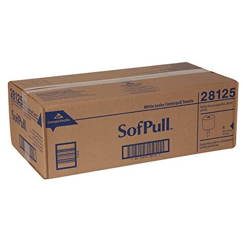 Georgia-Pacific SofPull Premium Jr. Cap. 1-Ply Paper Towels, 275 Per Roll, Pack Of 8 Rolls