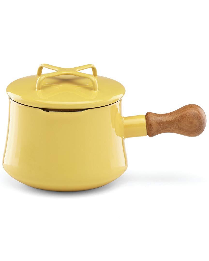 Dansk DANSK Yellow Kobenstyle 1 Qt. Saucepan, 2.65 LB