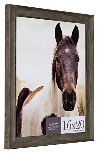 Gallery Solutions Gallery Solutions - 16\"x20\" - Greywash Large Wall Frame - Stylish and Versatile Solution - Favorite Photo or Artwork - Rectangular - Single Picture Frame
