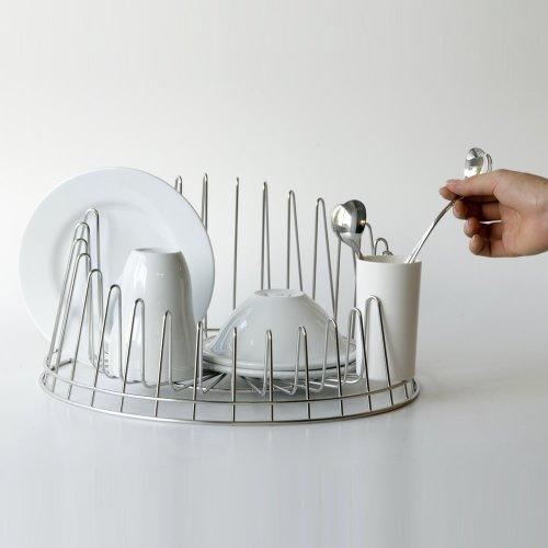 Alessi Alessi Tempo Dish Drainer, Silver