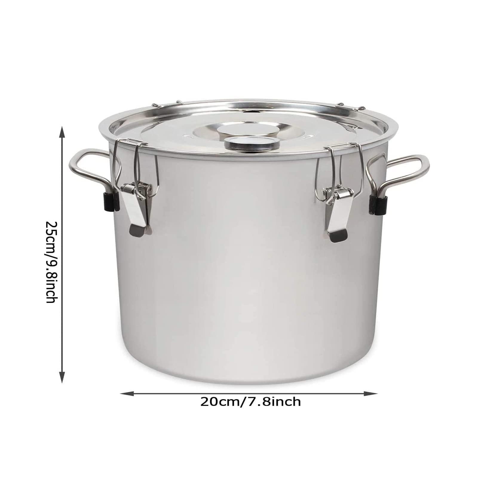 ANZAGA ANZAGA Home Use Stainless Steel Distiller Water Wine Alcohol Distiller Distilling Equipment,8l/2gal