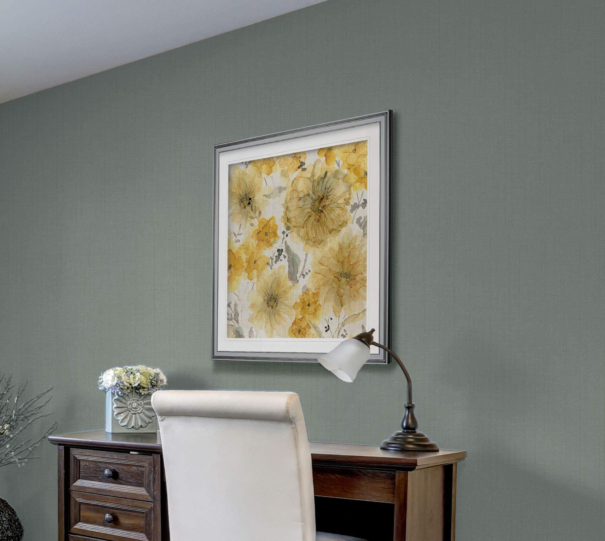 Renditions Gallery Renditions Gallery Sunshine and Linen Abstract Artwork Contemporary Art Framed Yellow Flower Pictures Giclee Prints Home Wall Decor