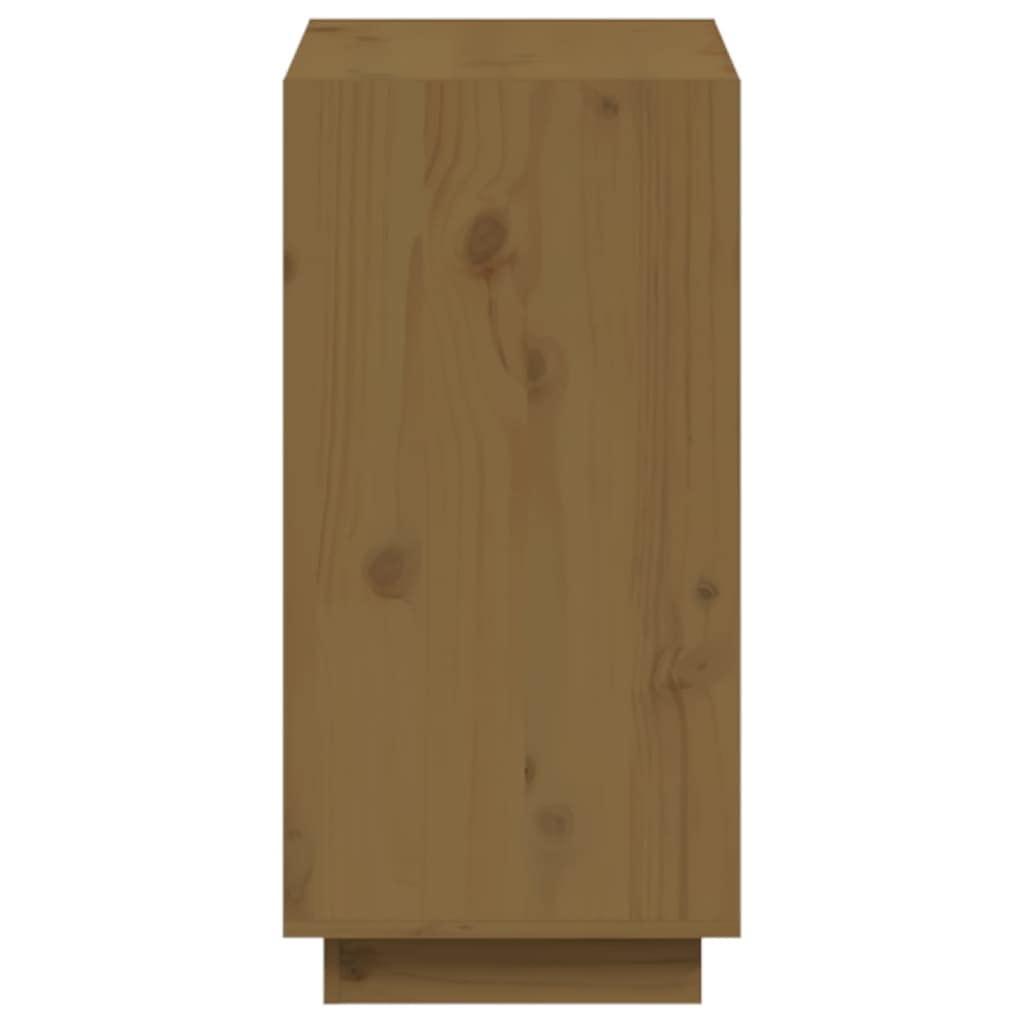 CUMYZO CUMYZO Book Cabinet Honey Brown 23.6"x13.8"x28" Solid Wood Pine,Furniture Shelving Bookcases & Standing Shelves