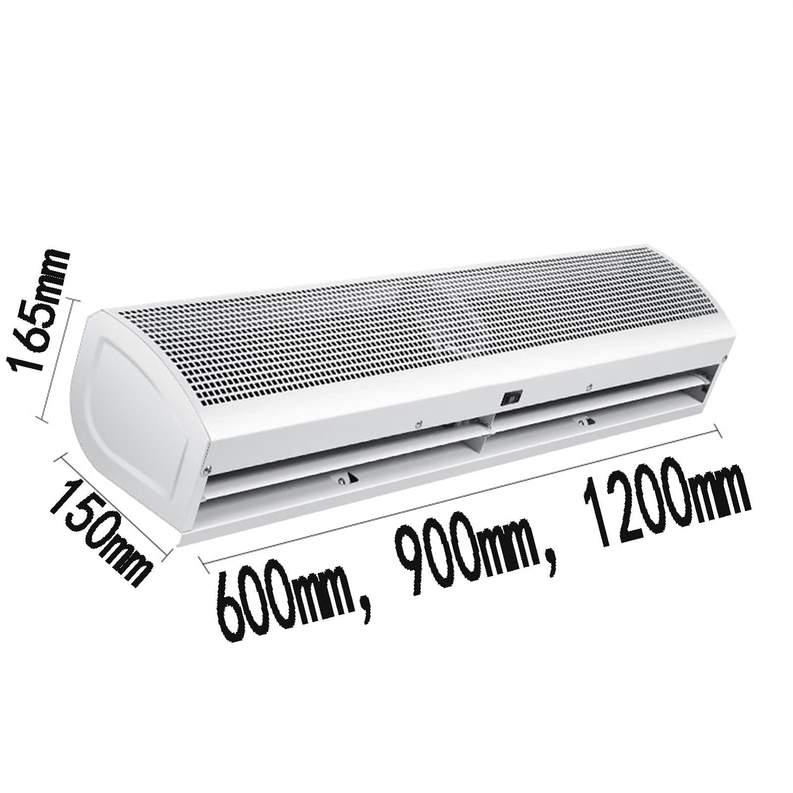 Air Curtain Air Curtain Commercial Door of 600mm, 900mm, 1200mm Styles Can Prevent Dust, Heat and Odor, Low Noise and Energy Saving (Size : 60cm)