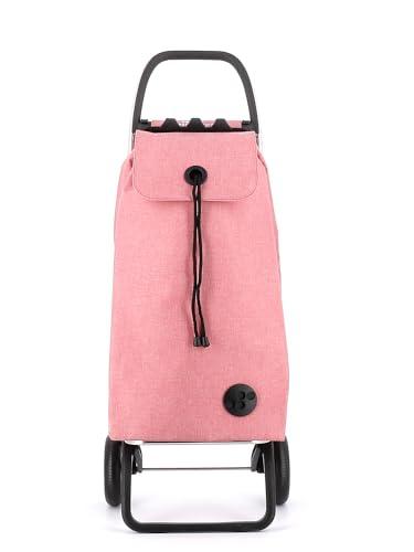 ROLSER ROLSER I-Max Tweed 2 Wheel Foldable Shopping Trolley - Coral
