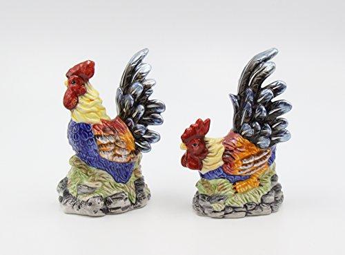 Appletree Design Appletree Design Barn Yard Rooster Salt and Pepper Set, 4-1/2-Inch
