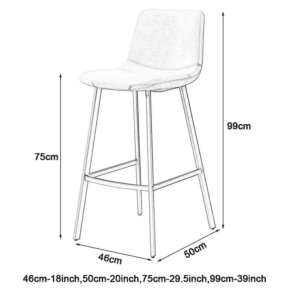 LAXF-stool LAXF-stool Bar Stools Set of 2, Pink Velvet Upholstered Seat with Backrest, Bistro Pub Kitchen Counter Bar Chair, Gold Metal Legs, Seat Hight 25.5inch/29.5inch