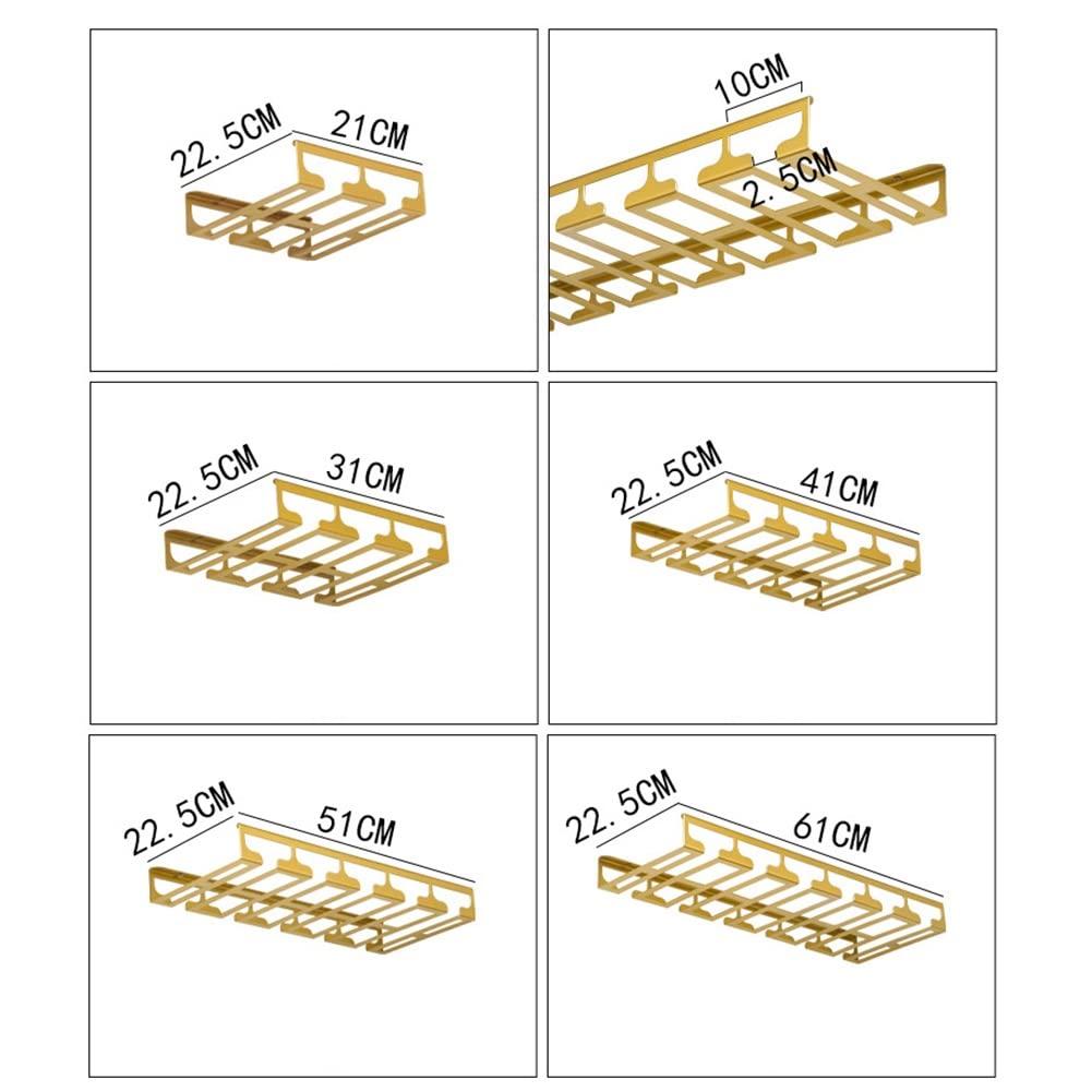 NWB Stylish Modern Wine Rack Wall Mounted,Under Cabinet Stemware Wine Glass Holder, Metal Wine Glass Organizer Glasses Storage Hanger for Kitchen Cabinet Bar Decor,Perfect for Wine lovers