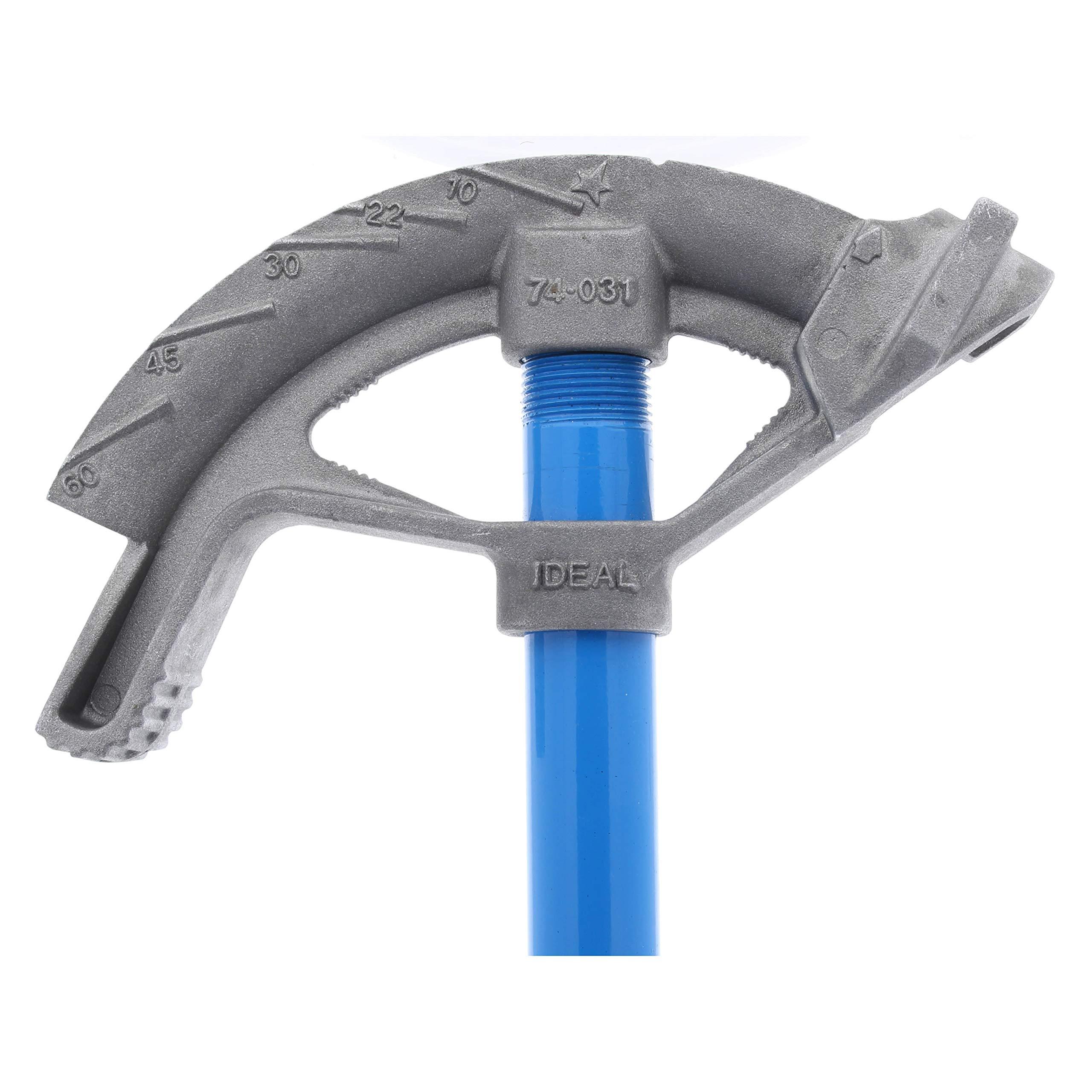 Ideal Industries IDEAL Electrical 74-046 Aluminum Bender Head, Conduit Metal Pipe Bender w/handle for 1/2 in. EMT Conduit