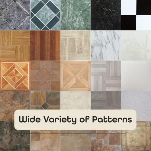 Achim Home Furnishings Nexus Self Adhesive 12-Inch Vinyl Floor Tiles, 20 Tiles - 12" x 12", Classic Paquet Oak Slate Pattern - Peel & Stick, DIY Flooring for Kitchen, Dining Room, Bedrooms & Bathrooms by Achim Home Decor