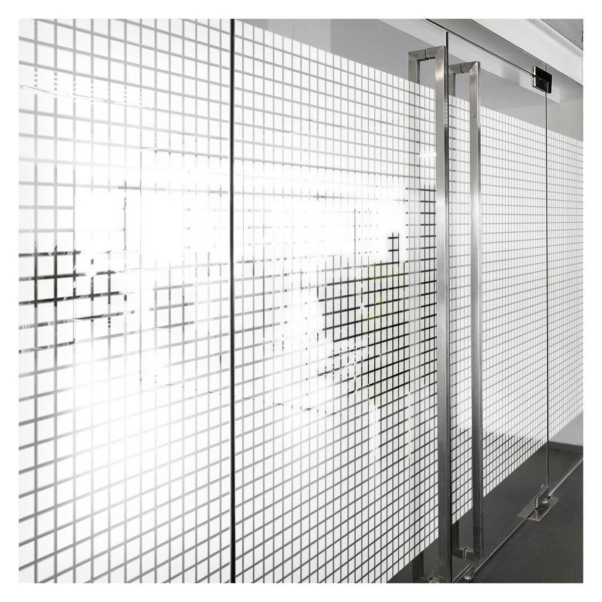 Buydecorativefilm BDF BBL Window Film Bold Block Decorative (1 3/8 Inch White Squares) - 60\" X 25ft