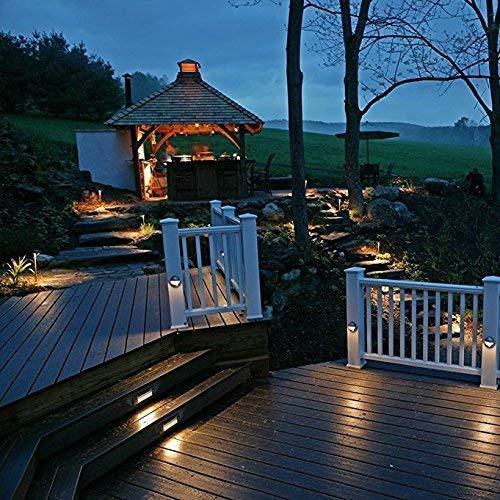 Makergroup Makergroup T5 T10 Wedge Base LED Light Bulbs 12VAC/DC 1Watt Warm White 2700K-3000K for Outdoor Landscape Lighting Deck Stair Step Path Lights and RV Travel Tailer Lights 6-Pack