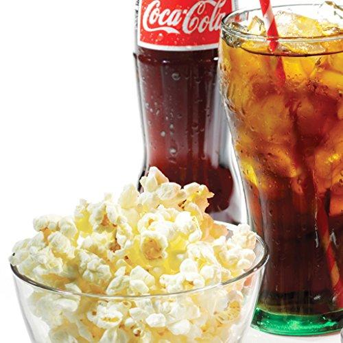 Nostalgia Nostalgia Electrics Coca-Cola Hot-Air Electric Popcorn Maker, 8 Cups, Healthy Oil Free Popcorn with Measuring Scoop, Coke Red & White