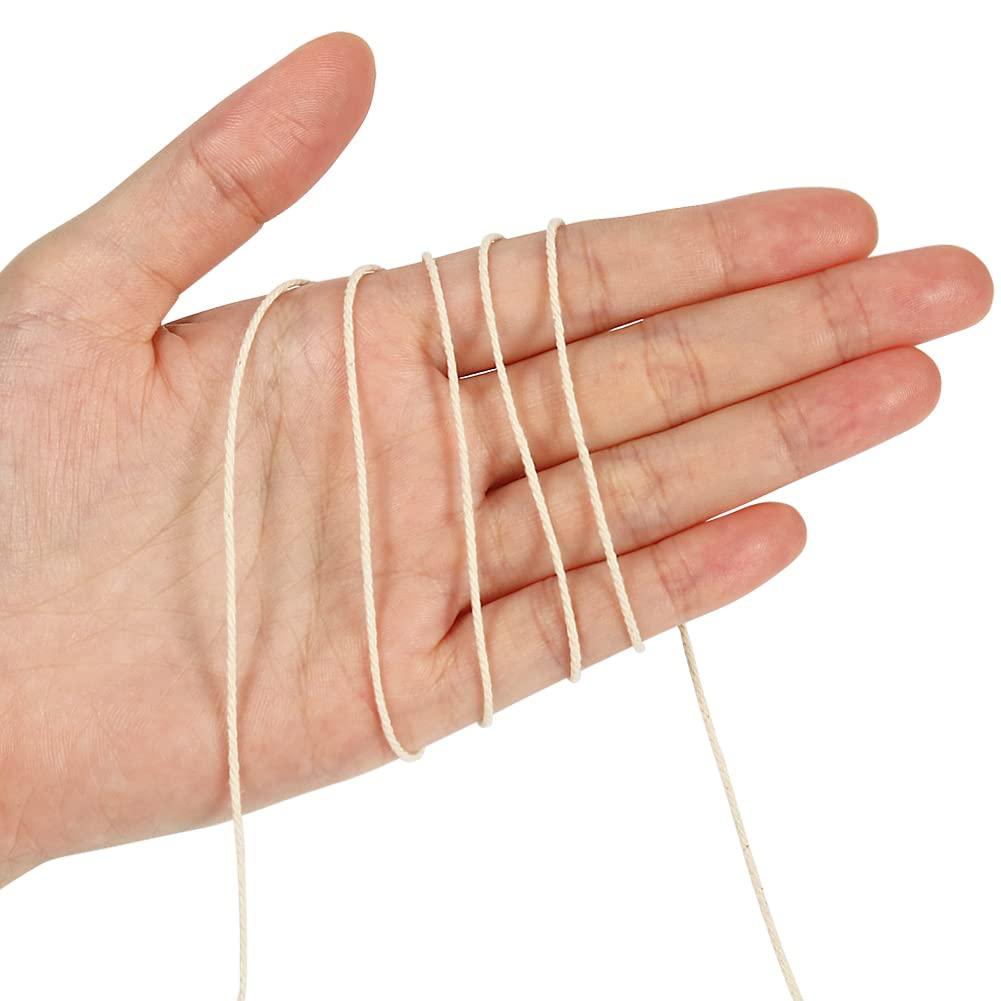 Tenn Well Tenn Well Butchers Cooking Twine, 328 Feet 3Ply 1mm Cotton Bakers Twine, Food Safe Kitchen String for Roasting, Trussing Meat and Turkey, Food Prep, Baking and More