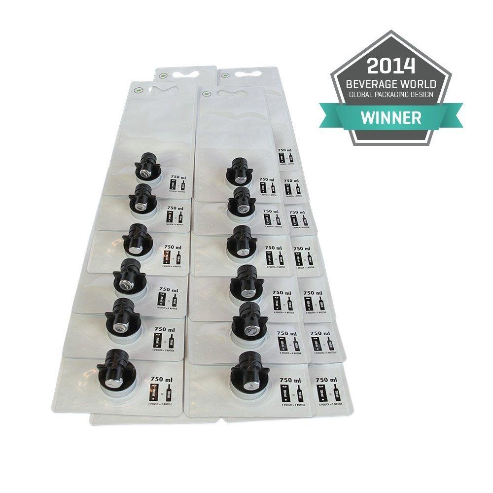 ASTRAPOUCH 750mL Wine Pouches (12 pack) [Eco-Friendly Wine Bottle Alternative] - Easily Bottle, Dispense & Store Your Wines - Perfect For Home Winemakers and Small Wineries to Sell in Your Tasting Room!