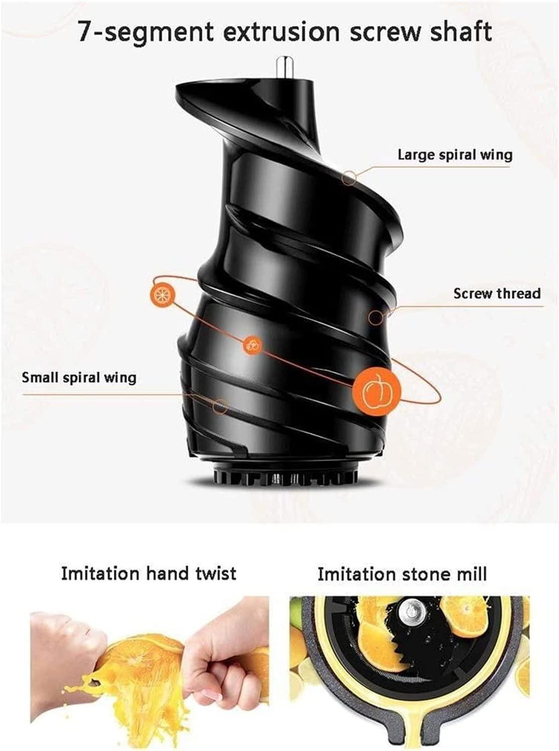 TNSSCZM Wide Mouth Juice Extractor, Machines Free Compact Fruits & Vegetables Dual Speed Centrifugal with Non-drip Function, Stainless Steel s Easy to Clean