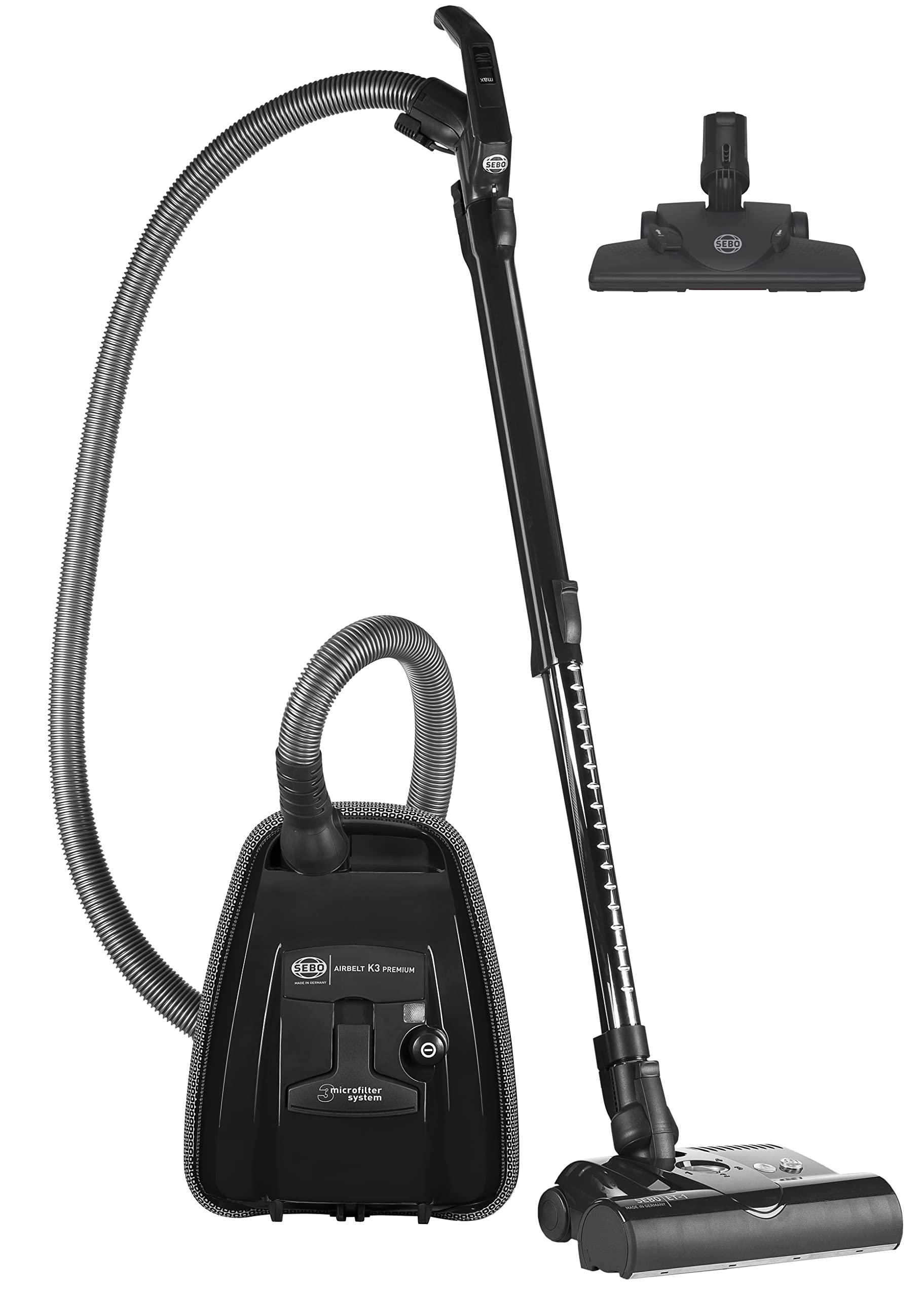 Sebo Sebo 6270gs Electric Telescopic Tube for Airbelt C 3,1 K3 D4 Models, Grey-Black