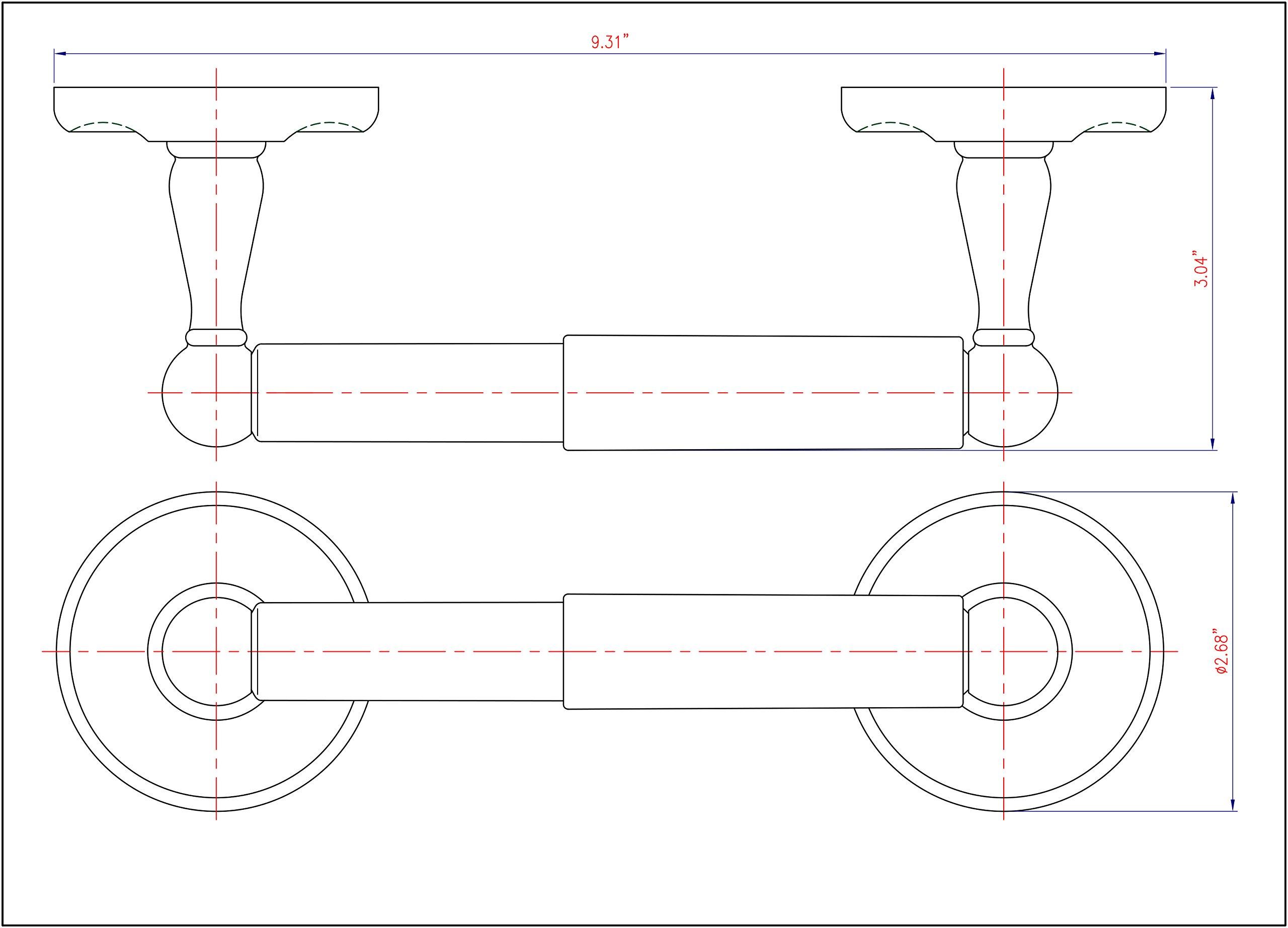 Designers Impressions Designers Impressions Maxim Series Oil Rubbed Bronze Toilet / Tissue Paper Holder