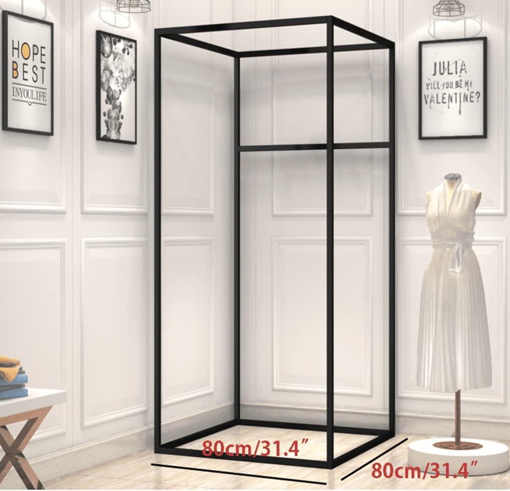 OLOTU OLOTU Fitting Room Fitting Room Clothing Store Temporary Changing Room Square Dressing Room Include Shading Curtain Hanging Rod and Hook Up Protective