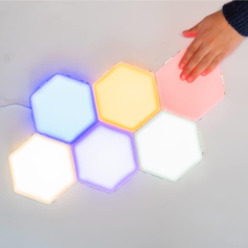 Bright Autism Bright Autism Tap-Tap Touch Sensory Lights Dimmable Room Lighting for Therapeutic & Educational Play. Visual & Tactile Soothing LED Stimulation. Perfect Addition to Your Child\'s Bedroom (6pcs)