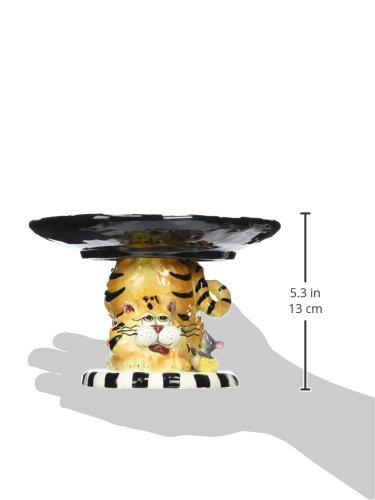 ATD ATD 41006 7.25 Inch Multicolored Tiger Holding Serving Plate