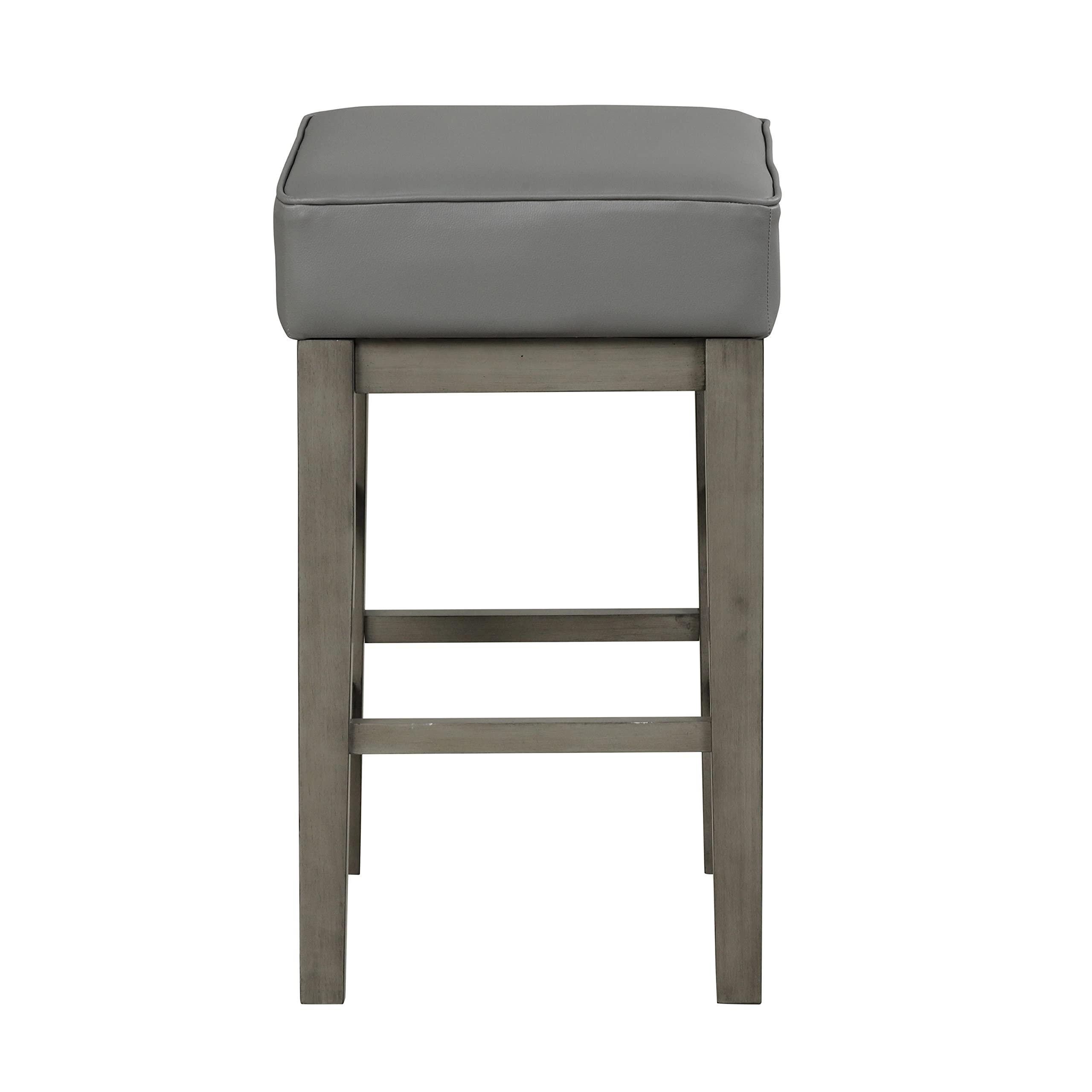 Lexicon Lexicon Wrigley Counter Height Stool (Set of 2), 26\" SH, Gray