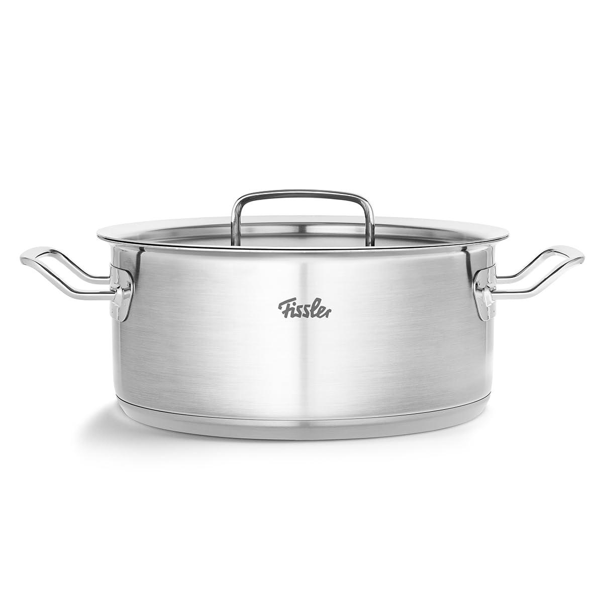 Fissler Fissler Original-Profi Collection Stainless Steel 4.9 Quart Rondeau with Metal Lid