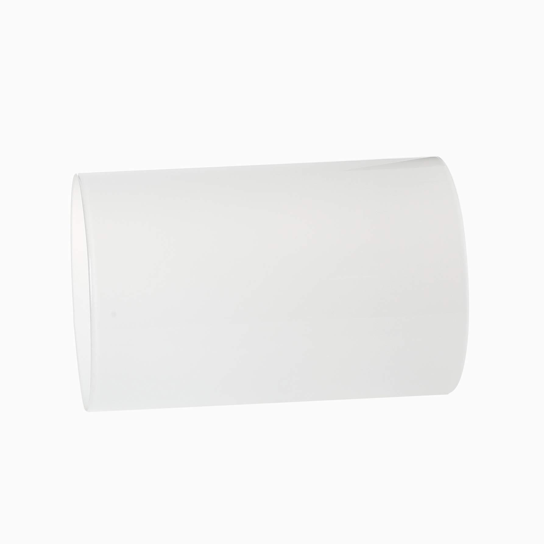 KICHI KICHI Various Size Frosted Glass Hurricane Candle Holders, Chimney Tube, Frosted Glass Cylinder Open Both Ends, Open Ended Hurricane, Frosted Lamp Shade for 5\" x 18\" Multiple Specifications