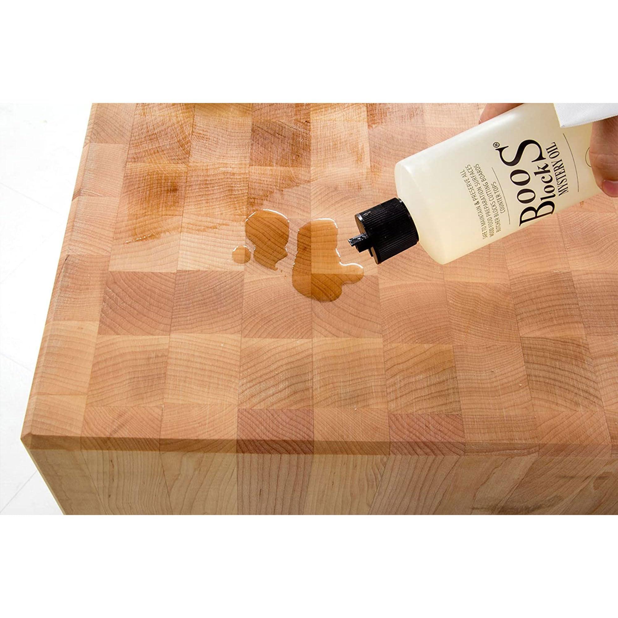 John Boos John Boos 3 Pack Boos Block Mystery Oil Moisture Care for Wood Kitchen Cutting Board, 16 Oz