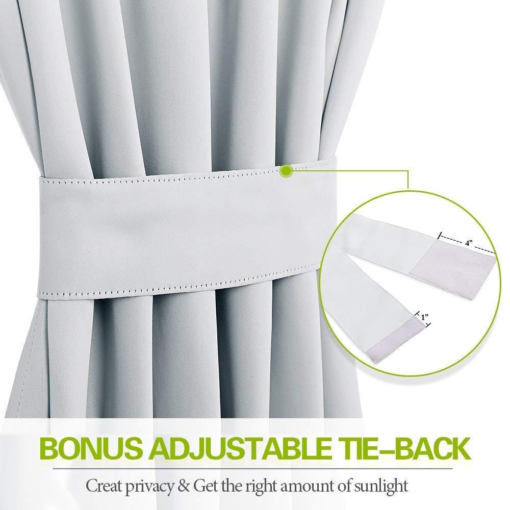 LITTLE BIRD LITTLE BIRD Double Pinch Pleated Window Curtains for Living Room Bedroom Meetingroom Club Theater PatioDoor White, (Wide 72 Inch by 108 Inch Long-1 Panel)