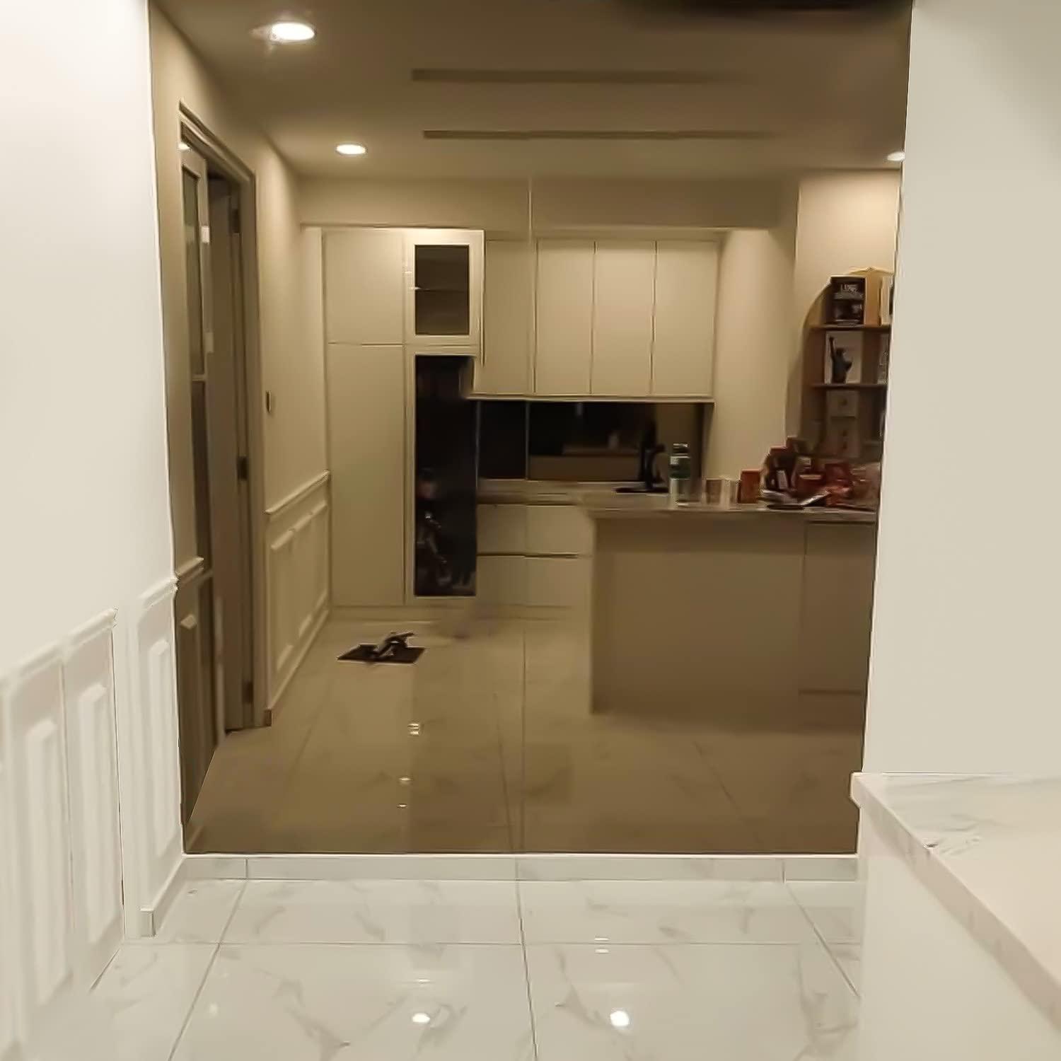 Fab Glass and Mirror Fab Glass and Mirror Cut to Size Mirror Panels - 1/4" Thick Pencil Edge Bronze Mirror Custom Size, Frameless Full-Length Mirror for Bedroom, Wardrobe Doors, Table Cover