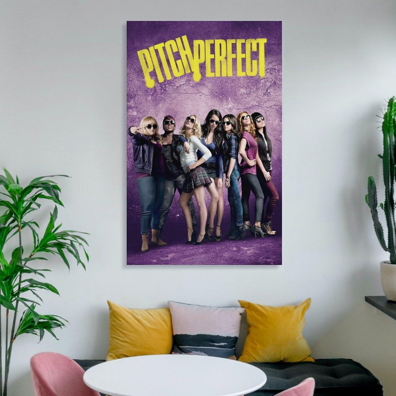 EHYXTEGX Movie Poster Pitch Perfect Poster 1 Canvas Painting Posters And Prints Wall Art for Living Room Bedroom Decor 12x18inch(30x45cm)