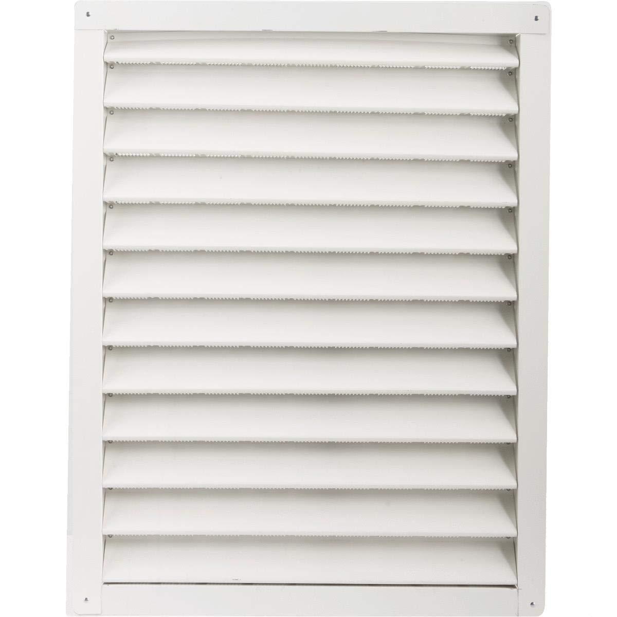 Air Vent Air Vent 81237 Aluminum Gable Louver Vent, White, 18 x 24 In. - Quantity 2