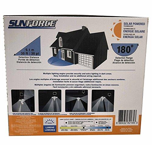 Sunforce Sunforce Solar Triple Head Motion Activated Security Light 1500 Lumens