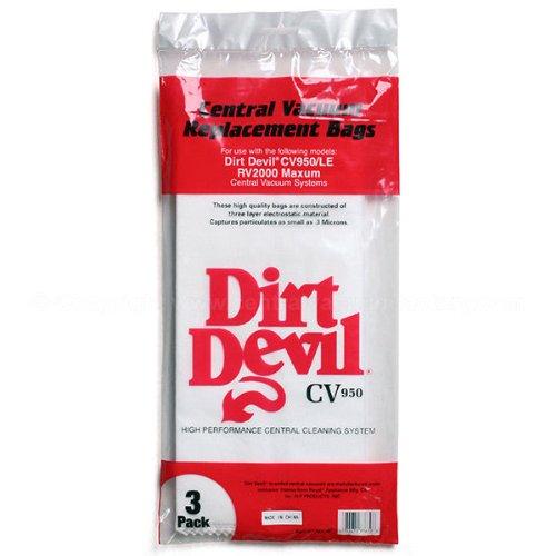 Dirt Devil Dirt Devil CV950, CV950LE, RV2000 Maxum Central Vac Bags (3 Bags)