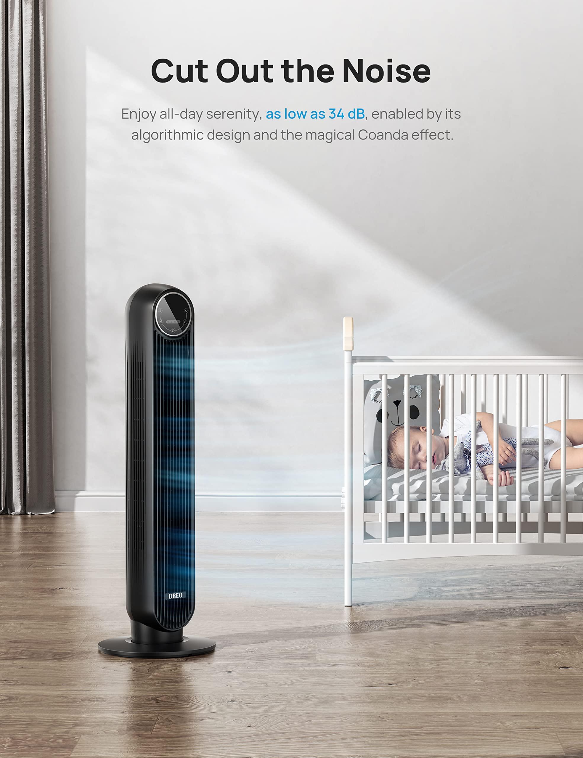 Dreo Dreo Tower Fan Bundle with Remote and Bladeless Design (Nomad One (DR-HTF007) + Cruiser Pro T2)